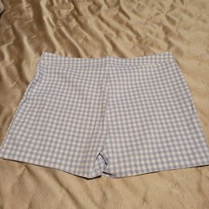 Cute checked skort.